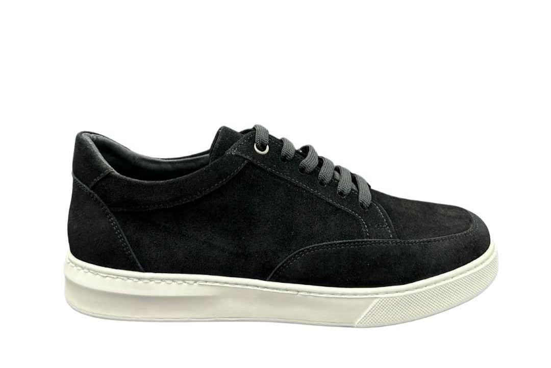 AVBA Men's suede shoe | Black