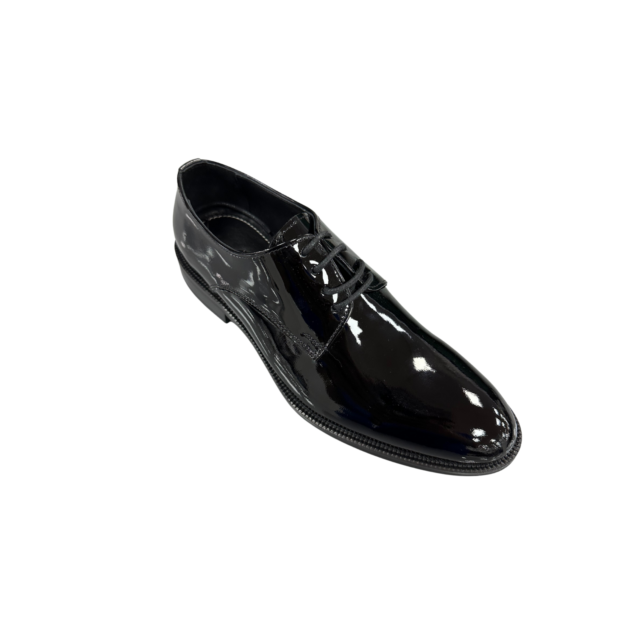 AVBA Lace-up shoe patent | Black